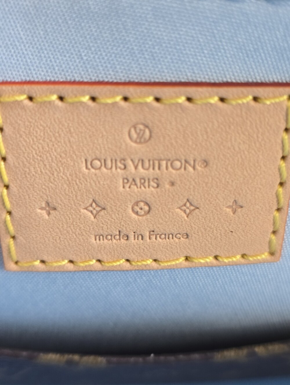 Louis Vuitton LV Remix Special Edition Vernis Hairclip Alma BB Sky Blue - Picture 5 of 16